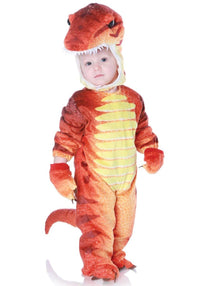 T-Rex Dinosaur Child Costume Rust Color M 18-24 Months