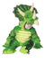 Green Triceratops Plush Baby Costume XL 4T-6T