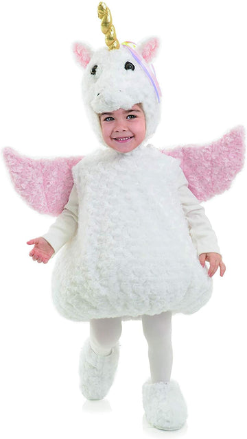 White Unicorn Belly Babies Toddler Costume § X-Small