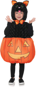 Pumpkin Kitten Plush Belly Babies Toddler Costume § X-Large (4-6)