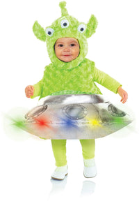 Light-Up Alien UFO Plush Belly Babies Toddler Costume § X-Large (4-6)