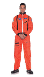 Orange Astronaut Jumpsuit Adult Costume XX-Large