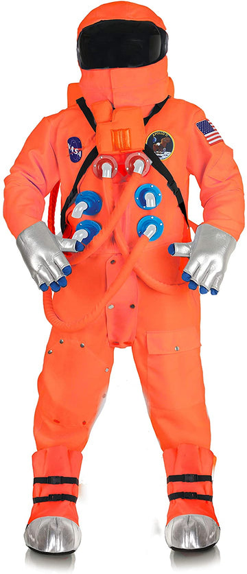 Orange Astronaut Suit Deluxe Adult Costume § Teen