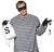 Thief 4 Piece Adult Costume Accessory Kit § One Size