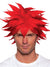 Spiky One Size Adult Costume Crunchyroll Anime Wig § Red