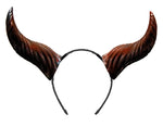 Burgundy Deer Antlers Adult Costume Headband