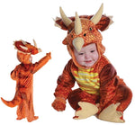 Rust Triceratops Plush Baby Costume M 18-24 Months