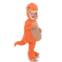 Belly Babies T-Rex Orange Dinosaur Child Toddler Costume XL 4-7