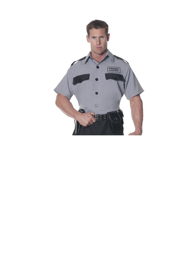 Prison Guard Shirt Costume Adult One Size Fits Most