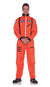 Orange Astronaut Costume Jumpsuit Adult Standard