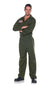 Air Force Jumpsuit Costume Adult One Size Fits Most