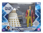 Doctor Who 6th Doctor w/ Dalek 6 Inch Figure Set - Revelation of the Daleks