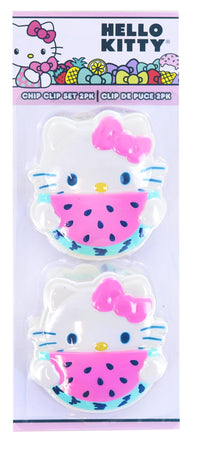 Hello Kitty with Watermelon 2 Piece Chip Clip Set