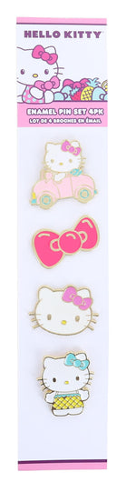 Hello Kitty Fruit 4 Piece Enamel Pin Set