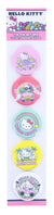 Hello Kitty Fruit 5 Piece Tin Pin Set