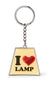 Anchorman The Legend of Ron Burgundy "I Heart Lamp" Keychain