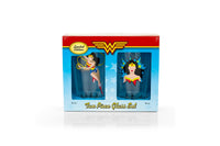 DC Wonder Woman Pint Glass Set § Two Action Packed 16-Ounce Cups § Set Of 2