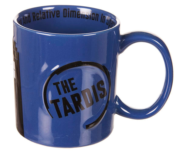 Doctor Who TARDIS 2D Relief 11oz. Ceramic Mug