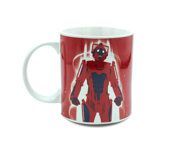 Doctor Who Red Cyberman Ceramic Coffee Mug