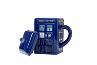 Doctor Who Tardis Mug § Official Ceramic Coffee Mug With Lid § 17 Oz.