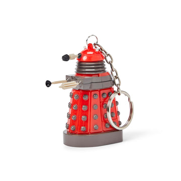 Doctor Who Red Dalek Keychain Flashlight