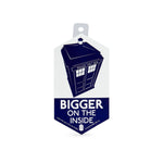 Doctor Who Sticker: Bigger On The Inside