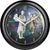 Doctor Who Weeping Angel Lenticular Wall Clock