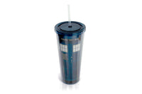 Doctor Who TARDIS 22 Oz Acrylic Travel Tumbler With Lid & Straw