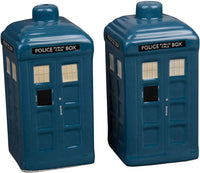 Doctor Who TARDIS Ceramic Salt & Pepper Shakers § Set of 2