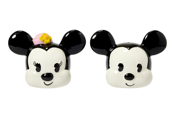 Disney Mickey Mouse & Minnie Mouse Salt & Pepper Shaker Set § Ceramic Shakers