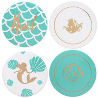 Disney The Little Mermaid 4 Piece Ceramic Coaster Set