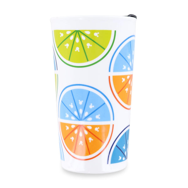 Disney 10oz Ceramic Travel Mug § Mickey Fruit Slices