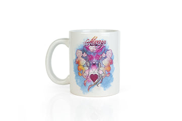 Harry Potter Always 11oz Ceramic Coffee Mug § Colorful Doe Patronus Design