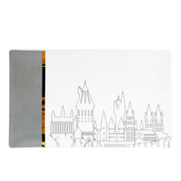 Harry Potter Hogwarts Grey & Gold Ceramic Serving Platter