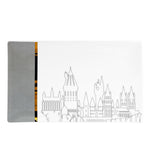 Harry Potter Hogwarts Grey & Gold Ceramic Serving Platter