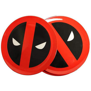 Marvel Dead Pool Round Plate 4-Piece Set