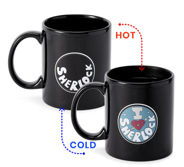 Sherlock Holmes I Heart Sherlock 12-oz Heat- Reveal Mug