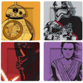 Star Wars The Force Awakens Melamine 4 Pieces Plate Set