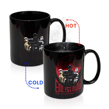 Star Wars Rogue One "Enlist Now" 20oz Heat Change Mug