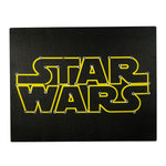 Star Wars Logo Light Up 16 x 20 Inch Black Wall Canvas