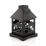 Star Wars Black Stamped Lantern § Imperial AT-AT Walker § 12 Inches Tall