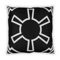 Star Wars Large Throw Pillow § Empire Imperial Symbol Design § 25 x 25 Inches