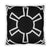 Star Wars Large Throw Pillow § Empire Imperial Symbol Design § 25 x 25 Inches