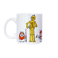 Star Wars C-3PO & Ewoks Comic Kanji 20oz Ceramic Coffee Mug