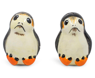 Star Wars Porgs Salt & Pepper Shakers § Official Star Wars Ceramic Spice Shakers