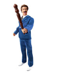 Anchorman 8" Retro Style Action Figure: Battle Ready Ron Burgundy