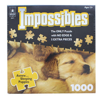 Awww Sleeping Puppies 1000 Piece Jigsaw Puzzle