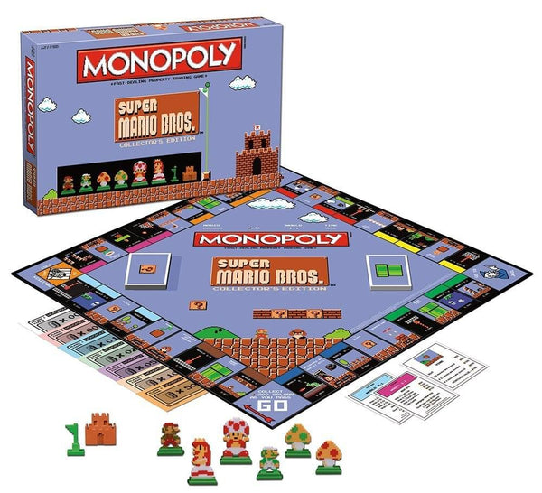 Super Mario Bros Monopoly Collector's Edition Board Game