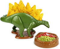 NACHOsaurus Sculpted Dinosaur Snack & Dip Bowl Set