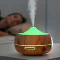 Aroma Diffuser Humidifier with Multicolour LED Wooden-Effect InnovaGoods